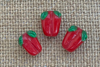 1 | Red Bell Pepper Lampwork Glass Beads