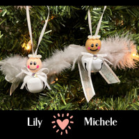White Snowbell Angel Ornaments | Craft Kits
