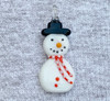 Snowman Pendant Red Scarf