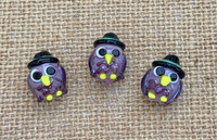 1 | Witch Owl Bead Lampwork Glass