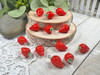 Resin charms  measuring 12x20mm with 2mm silver iron charm loop