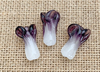 1 | Purple Chinese Cabbage Lampwork Glass Beads