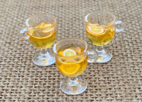 1 | Yellow Orange Resin Cocktail Charms