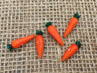 1 | Orange Carrots Lampwork Beads