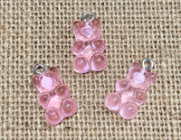 1 | Pink Gummy Bear Acrylic Charms