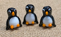 1 | Chubby Penguin Lampwork Beads