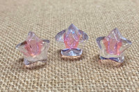 1 | Pink Bubble Star Acrylic Beads