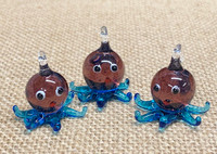 1 | Octopus Lampwork Glass Charms