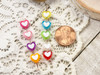 These beads measure 8mm and have 1.5mm vertical beading holes