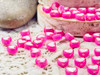 Make some dangle heart earrings