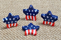 1 | Stars n Stripes American Flag Clay Beads
