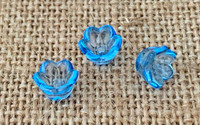 15 | Blue Bell Flower Bead Caps