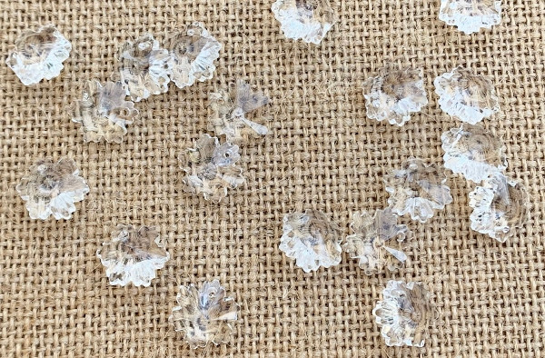 1, Crystal Snowflake Beads