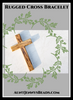 The front of the card features a cross