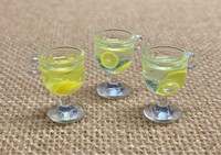 1 | Lemon Drop Resin Cocktail Charms