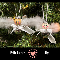 Silver Snowbell Angel Ornaments | Craft Kits