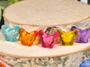 Mixed color acrylic Butterfly in Butterfly beads 11x15x6mm with 2mm vertical beading holes