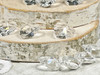 Crystal clear 14x14x7mm heart beads with a 1mm top front beading hole