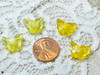 Dark & light Yellow butterfly n butterfly beads | 11x15x6mm and have 2mm vertical beading holes