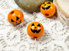 Bright orange with a smooth finish, 15x16mm with 3mm vertical beading holes