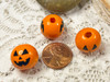 Bright orange with a smooth finish, 15x16mm with 3mm vertical beading holes