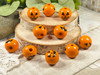 Bright orange with a smooth finish, 15x16mm with 3mm vertical beading holes