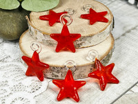 Bold & Beautiful pendants, measuring 26x33x3mm (including loop) with 4-5mm clear glass loop hole