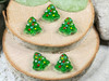 Christmas Tree Beads - 17x15x8mm - 1.2mm Vertical Holes
