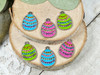 Blue, Green & Pink Enamel Charms w/ Rhinestone gems 