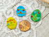 Choices of blue, yellow, or green - 16x20mm - 2mm Holes