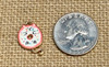 These charms measure 20x13mm with 1.6mm loop holes