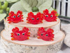 Red Crabs cute as can be! 