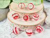 Each bead is handmade so no two are identical, but all are similar in style