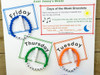 Wear the bracelets - Hang the bracelets on the hooks - 
Use as home school arts & craft projects