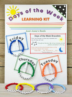 Make learning fun - Craft the bracelets - Learn the days