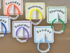 These bracelets w hooks are an easy way to help remind us what day it is!