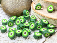 Beaded food bracelets with avocados are just fun!