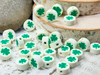 Wear your St. Paddy's Day green on a Shamrock beaded bracelet