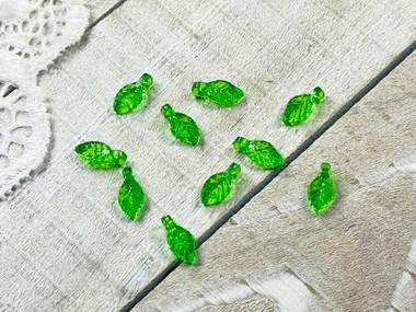 Perfect greens for earrings, bracelets, keychains and more