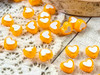 Make some dangle heart earrings