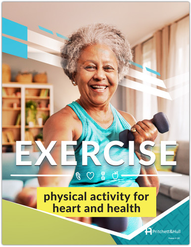Image Title: exercise-physical-activity-heart-health-book-coverAlt Text: Front cover of the "EXERCISE: physical activity for heart and health" patient education book by Pritchett & Hull, featuring a red tennis racket and sports equipment.Image Title: cardiac-rehab-exercise-guide-authorsAlt Text: Title page of the heart health exercise book listing authors Barbara Johnston Fletcher, John D. Cantwell, and Gerald F. Fletcher.Image Title: bmi-chart-for-patient-weight-managementAlt Text: A comprehensive Body Mass Index (BMI) chart from the National Heart, Lung and Blood Institute used for tracking healthy weight ranges.Image Title: aerobic-activity-mets-intensity-tableAlt Text: A detailed table of metabolic equivalents (METS) for daily living and play activities to help patients monitor exercise intensity.Image Title: target-heart-rate-chart-by-ageAlt Text: A clinical heart rate chart showing peak and target heart rate ranges from 50% to 85% for ages 20 through 90.Image Title: patient-flexibility-stretching-exercisesAlt Text: Illustration of a patient performing a hamstring stretch, part of the flexibility and toning program for cardiovascular recovery.Image Title: strength-training-with-dumbbells-for-seniorsAlt Text: Photo of a male and female patient using dumbbells for a strength training program to improve muscle mass and bone density.Image Title: diabetes-blood-sugar-management-exerciseAlt Text: Image of a blood glucose meter used to explain the relationship between regular exercise and blood sugar control.