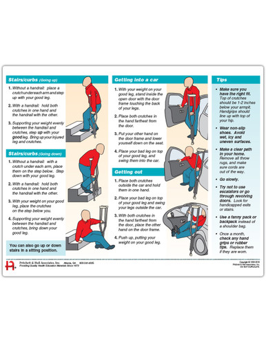 Crutches Use Tearpad 50 Sheets Per Pad Pritchett And Hull