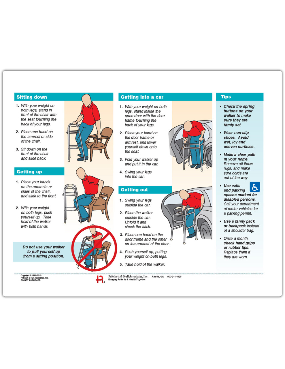 Walker Use Tearpad (50 sheets per pad) Pritchett and Hull