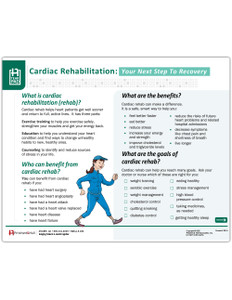 Cardiac Rehab Tearpad (50 sheets per pad)