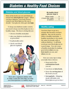 Diabetes and Food Tearpad (50 sheets per pad) (347) - front side