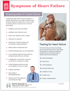 Symptoms of Heart Failure Tearpad (50 sheets per pad)