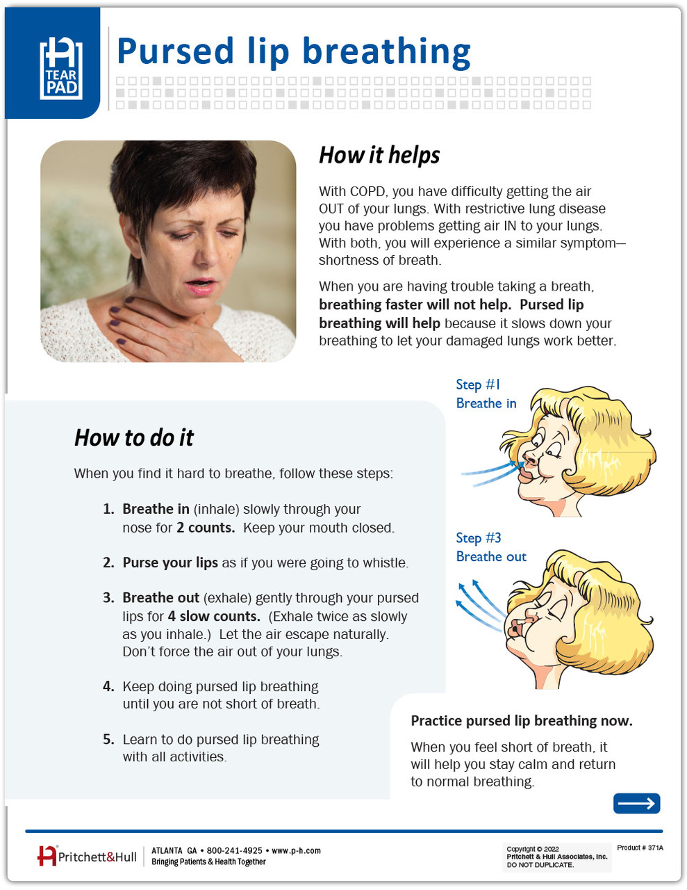 PDF) PURSED LIP BREATHING EXERCISE – A SELF-MANAGEMENT APPROACH TOWARDS  SHORTNESS OF BREATH