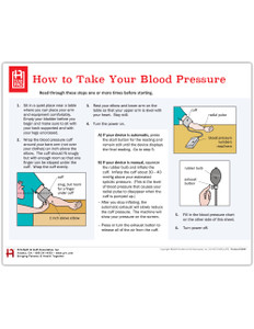 How to Take Your Blood Pressure Tearpad (50 sheets per pad)