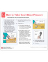 How to Take Your Blood Pressure Tearpad (50 sheets per pad) (384A) - front side