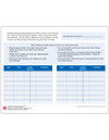 How to Take Your Blood Pressure Tearpad (50 sheets per pad) (384A) - back side